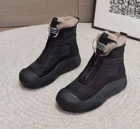 Winter Ankle Boots aus Echtleder