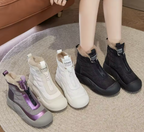 Winter Ankle Boots aus Echtleder