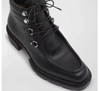Chunky Platform Boots aus Leder