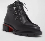 Chunky Platform Boots aus Leder