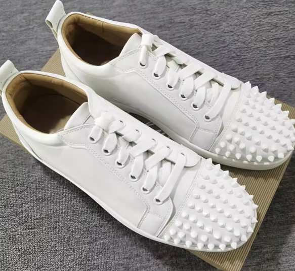 Studded Leather Sneakers