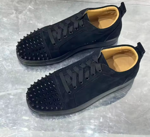 Studded Leather Sneakers