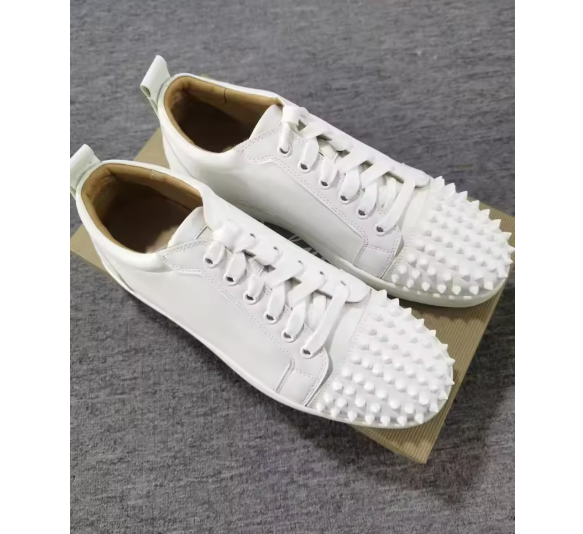 Studded Leather Sneakers
